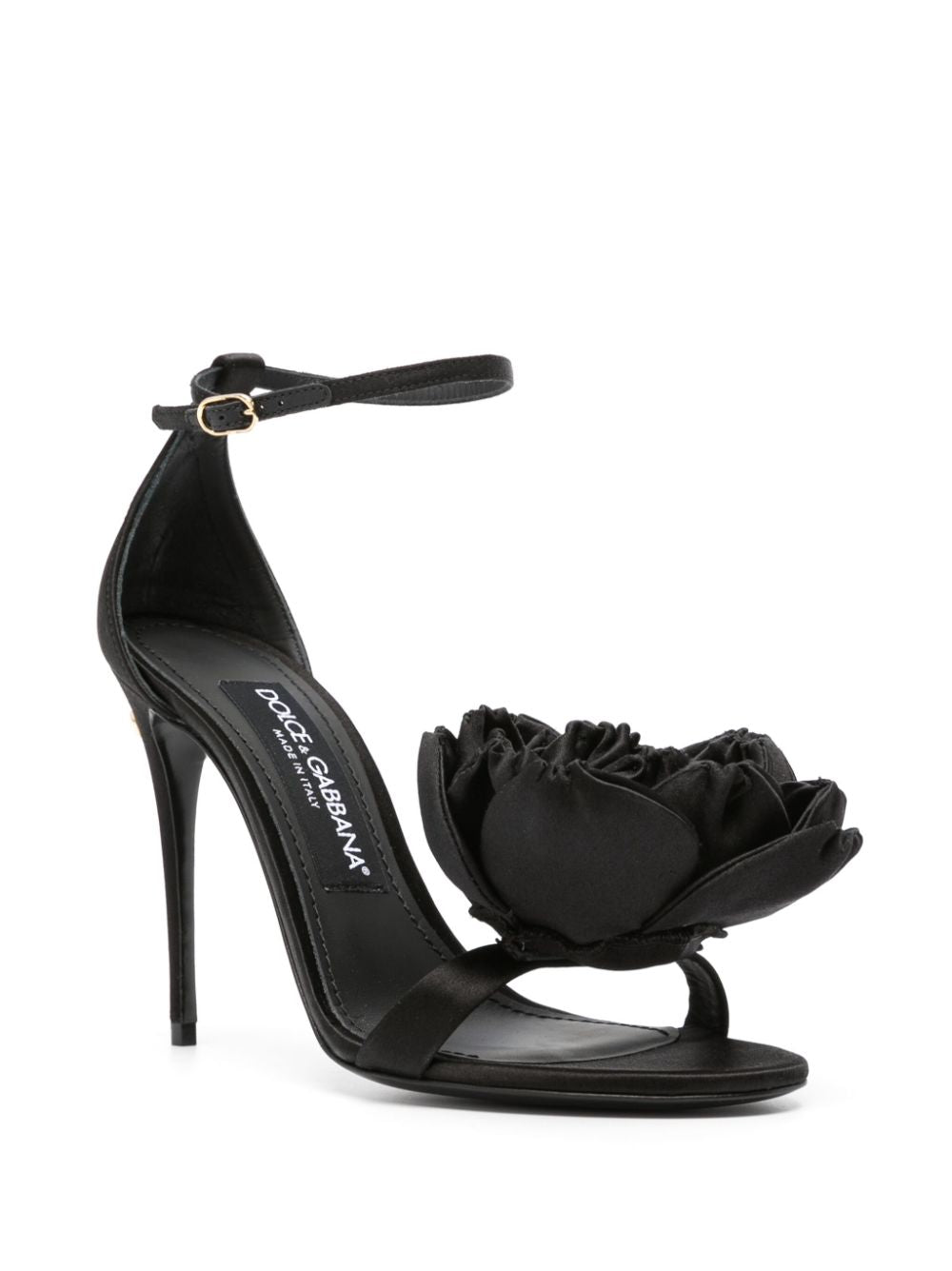 Keira satin heel sandals