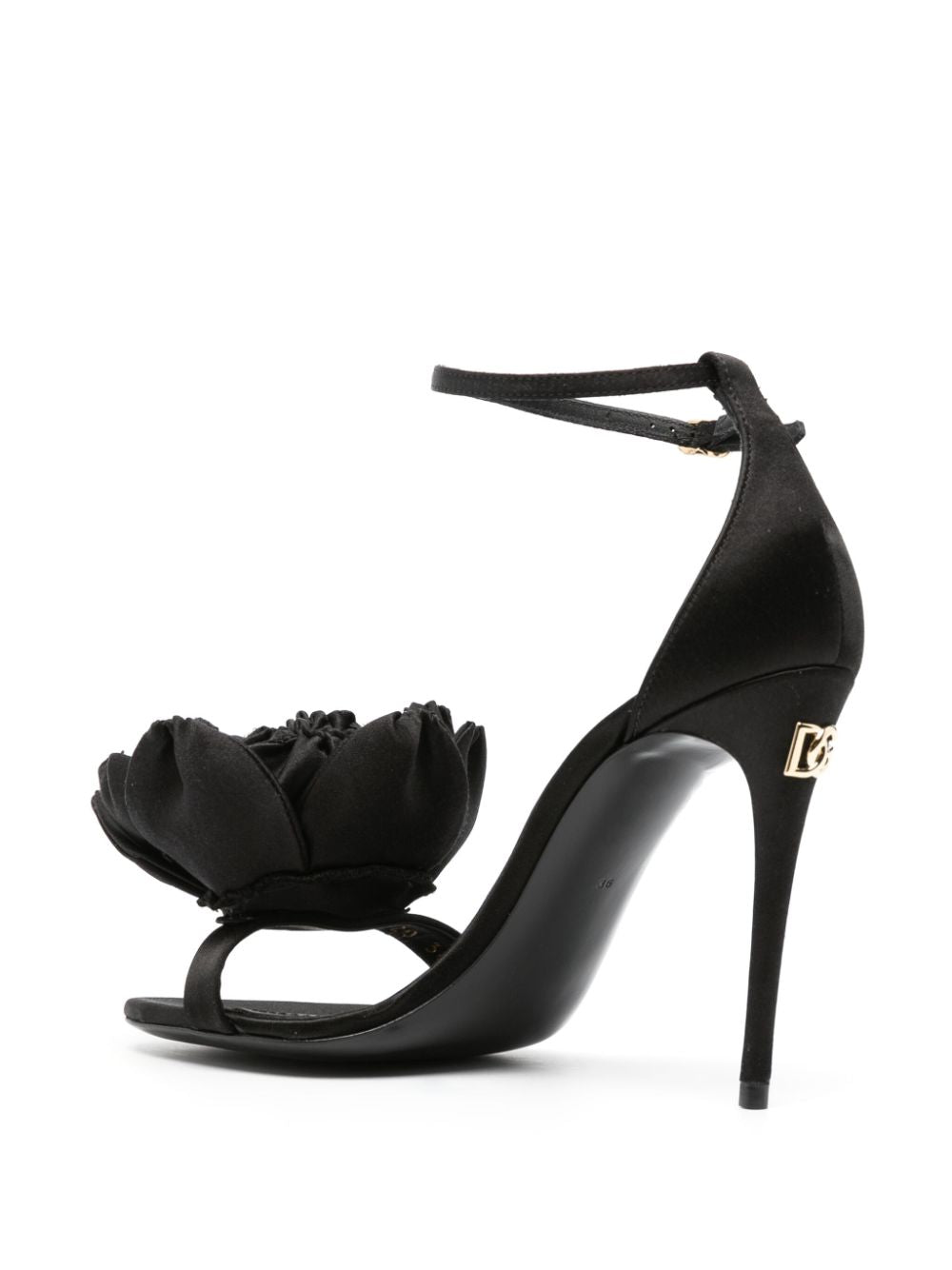 Keira satin heel sandals