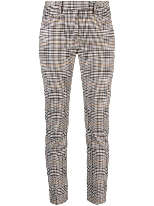 Perfect checked crop trousers