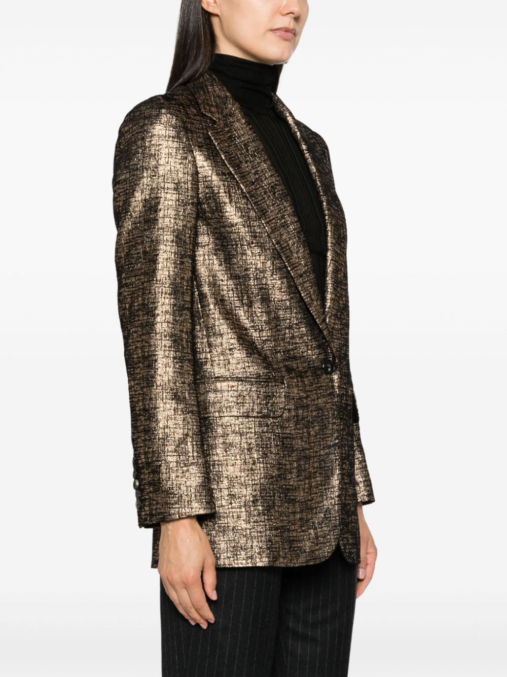 Single-breasted blazer jacket