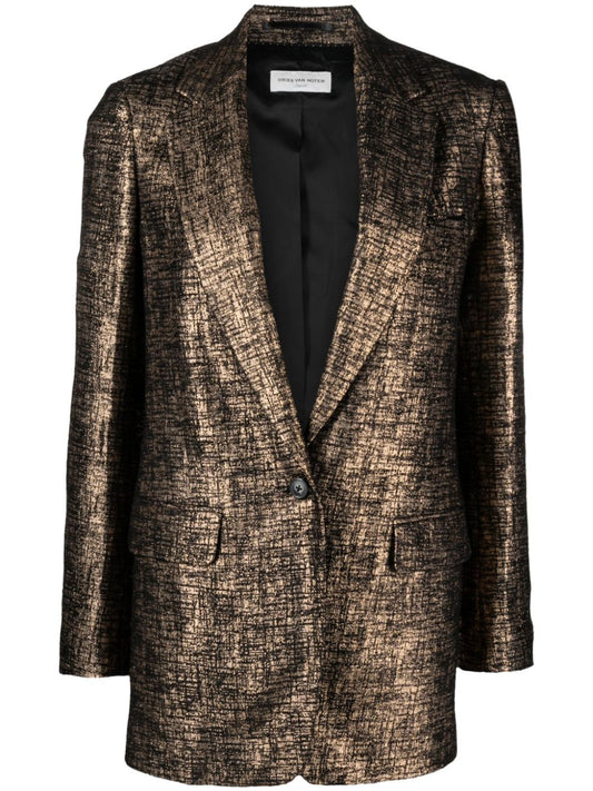 Single-breasted blazer jacket