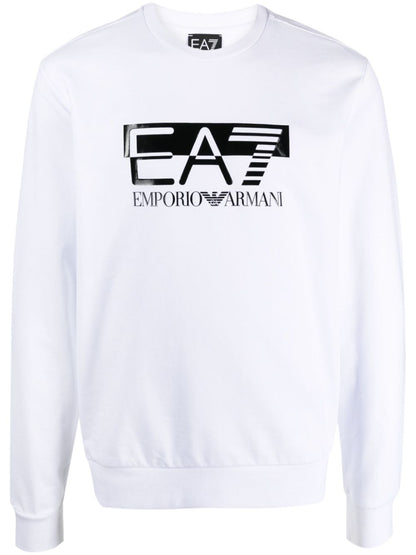 Logo cotton crewneck sweatshirt