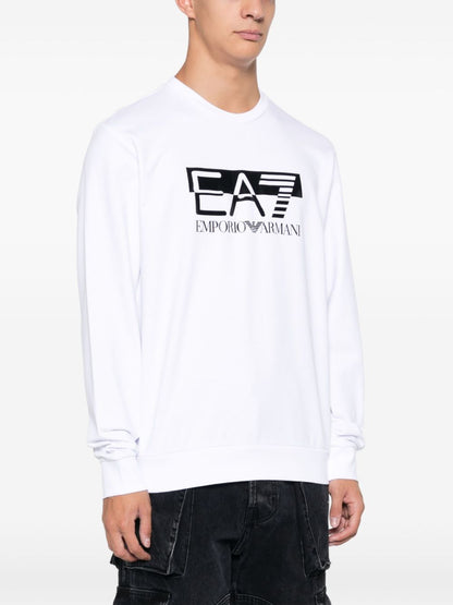 Logo cotton crewneck sweatshirt