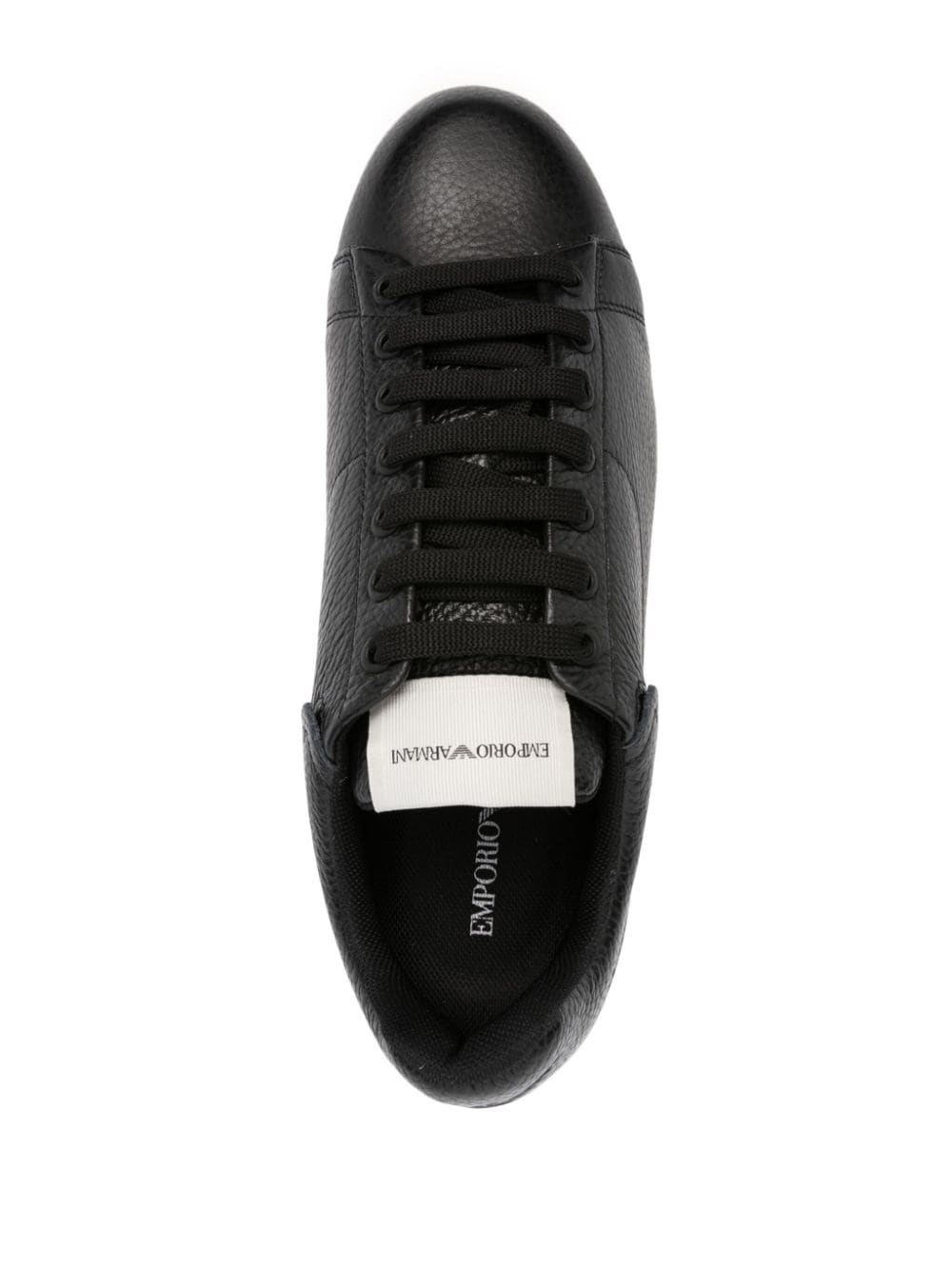 Logo leather sneakers