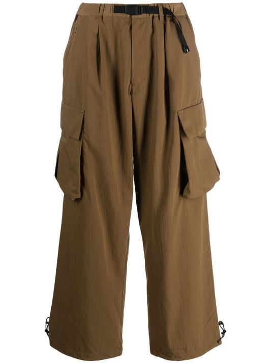 Nylon cargo trousers