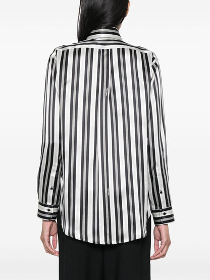 Silk striped shirt