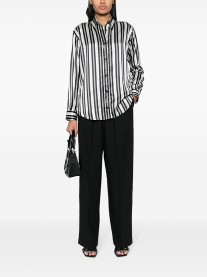 Silk striped shirt