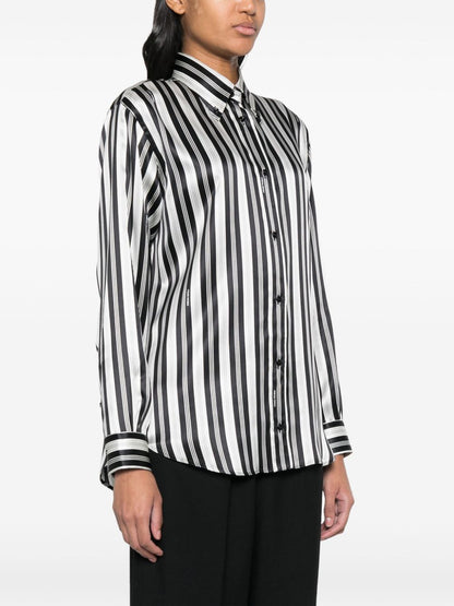 Silk striped shirt