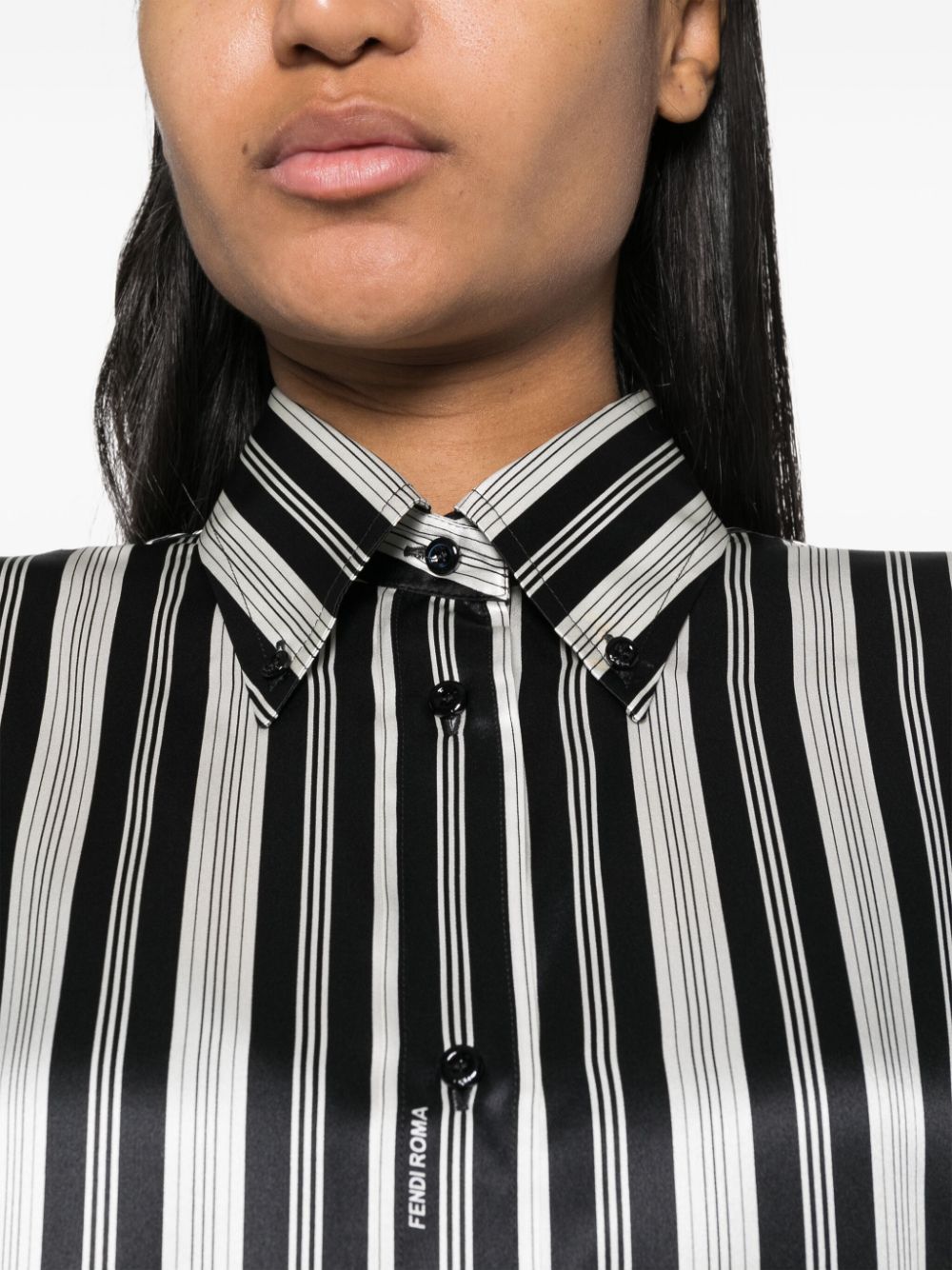 Silk striped shirt