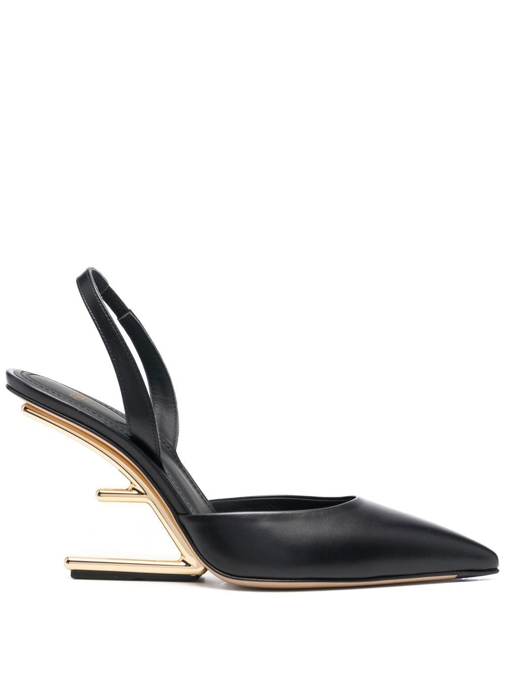 Fendi first leather slingback pumps