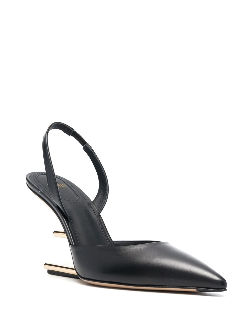 Fendi first leather slingback pumps