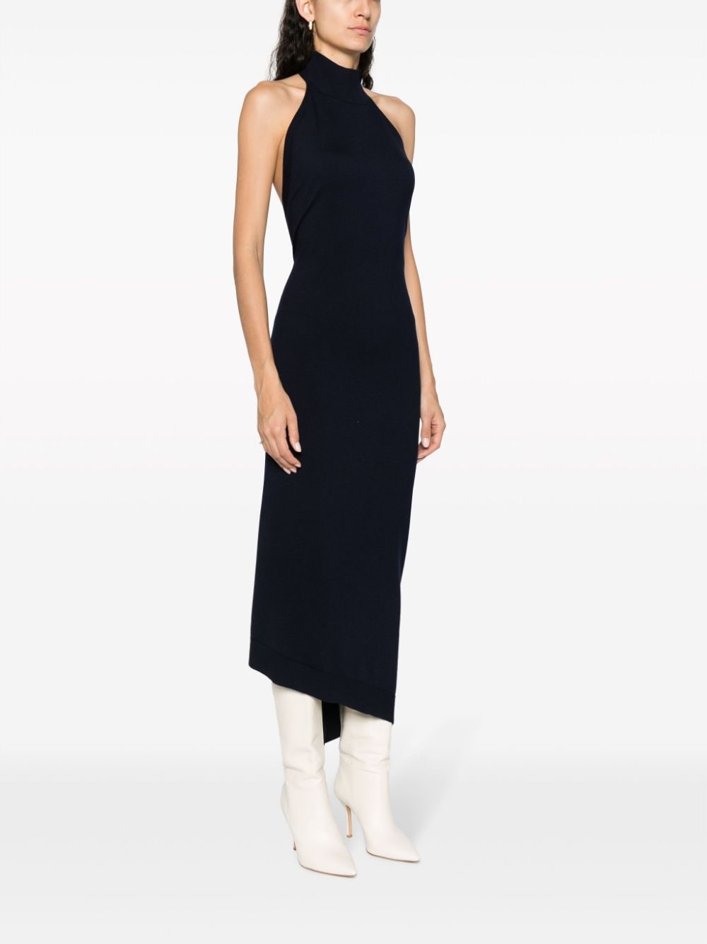 Wool midi dress