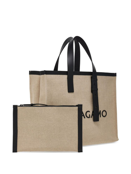 Logo canvas tote