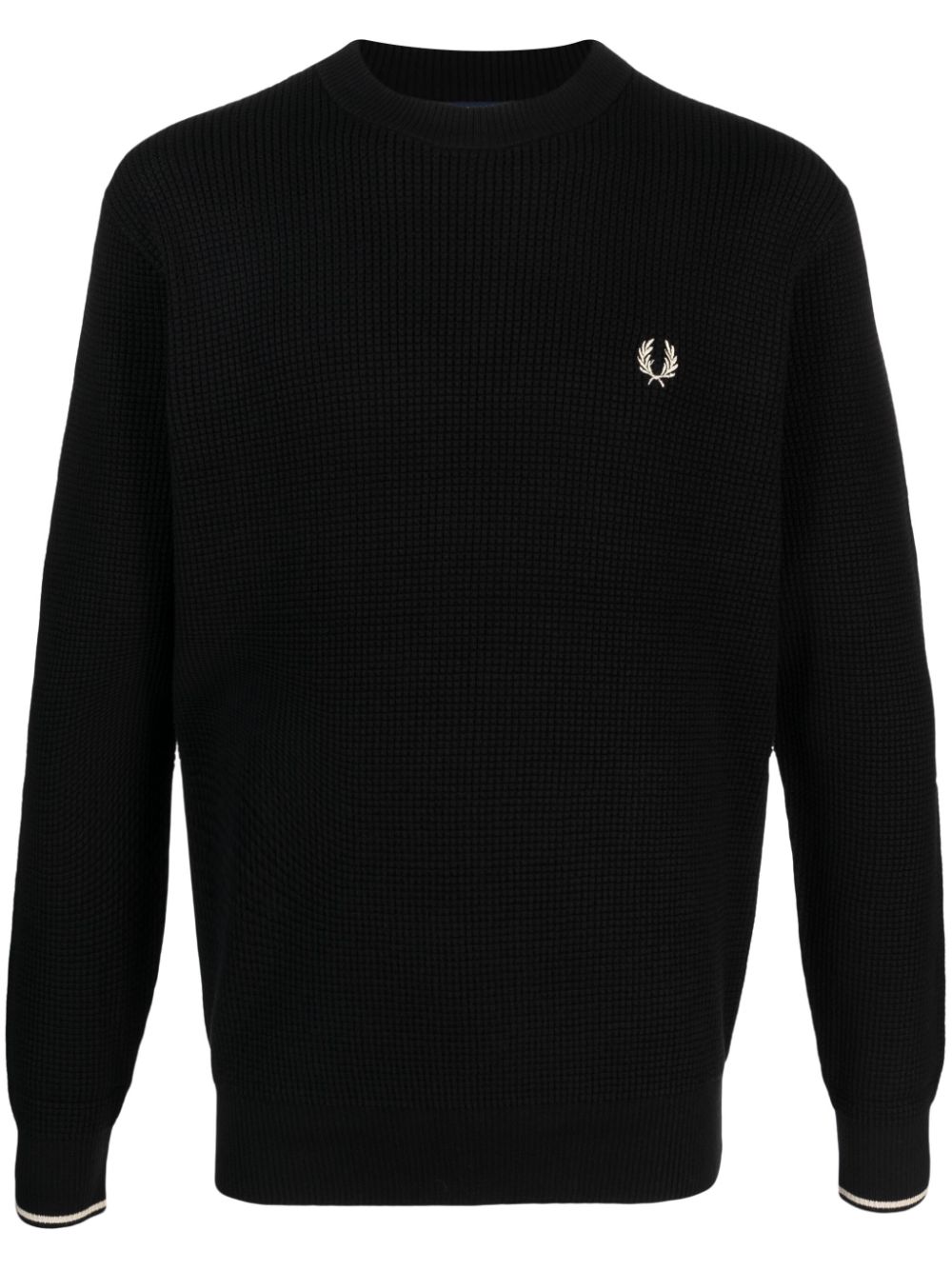 Logo cotton crewneck jumper