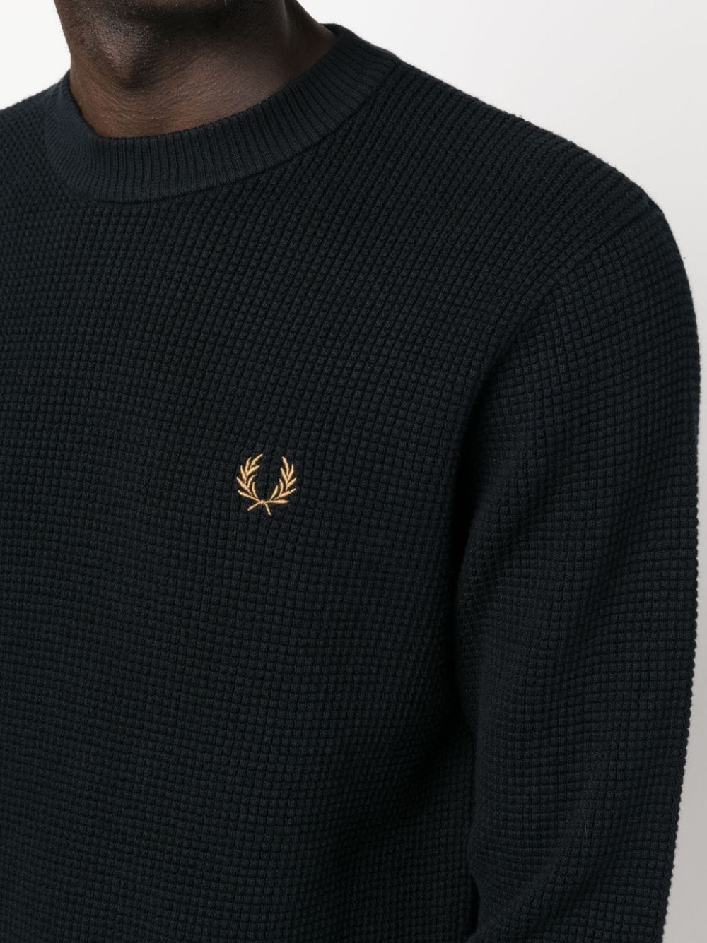 Logo cotton crewneck jumper