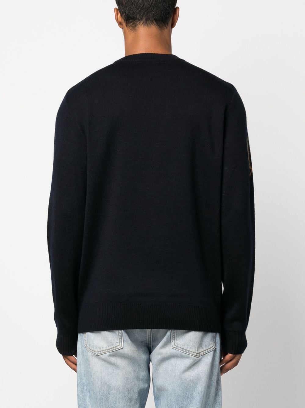 Logo wool blend jumper