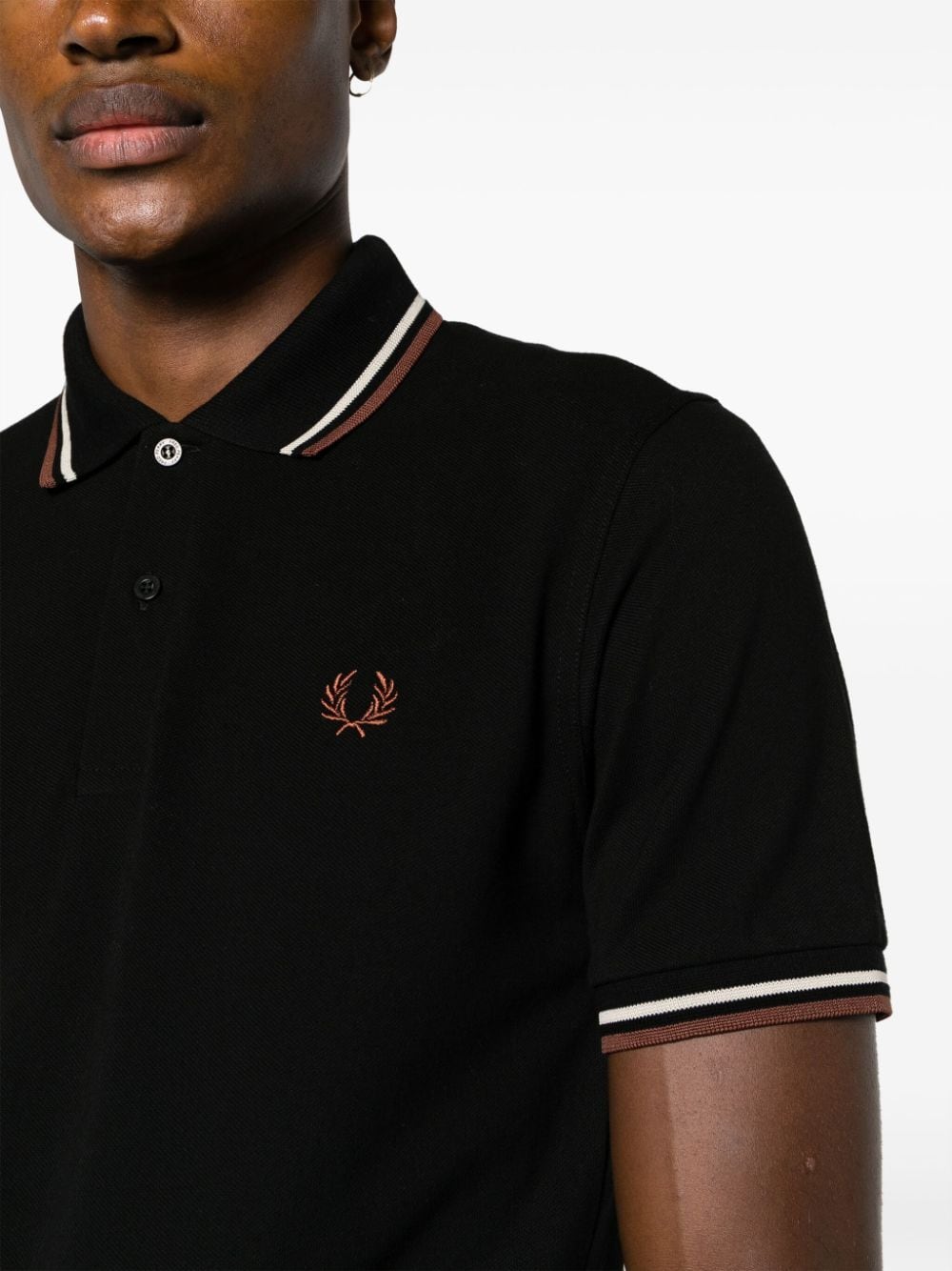 Logo cotton polo shirt