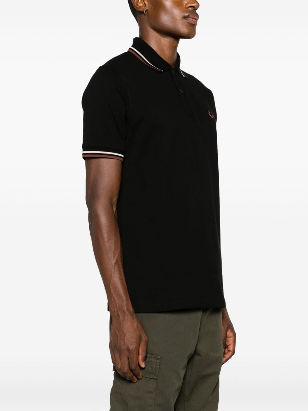 Logo cotton polo shirt