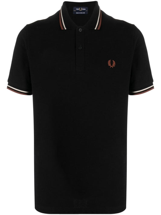 Logo cotton polo shirt