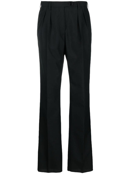 Wool blend trousers