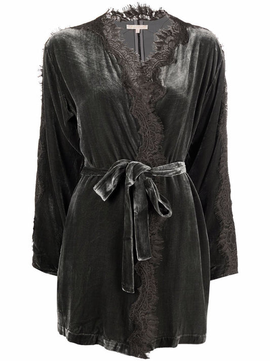 Velvet long duster