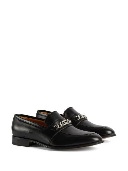 Leather loafers