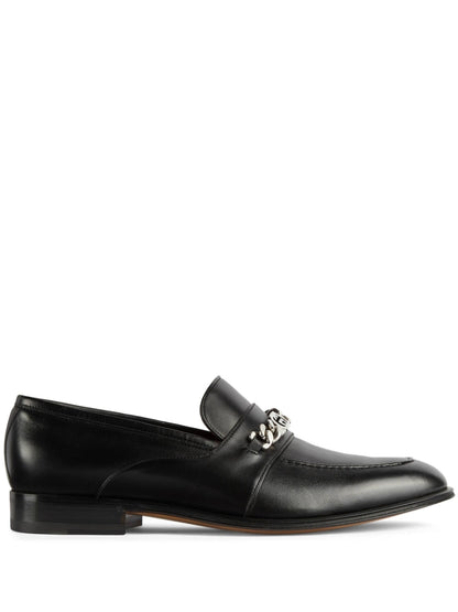 Leather loafers