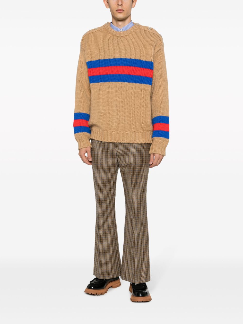 Wool crewneck jumper