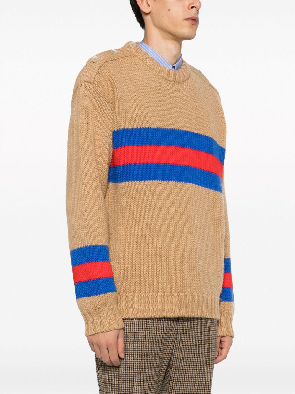 Wool crewneck jumper