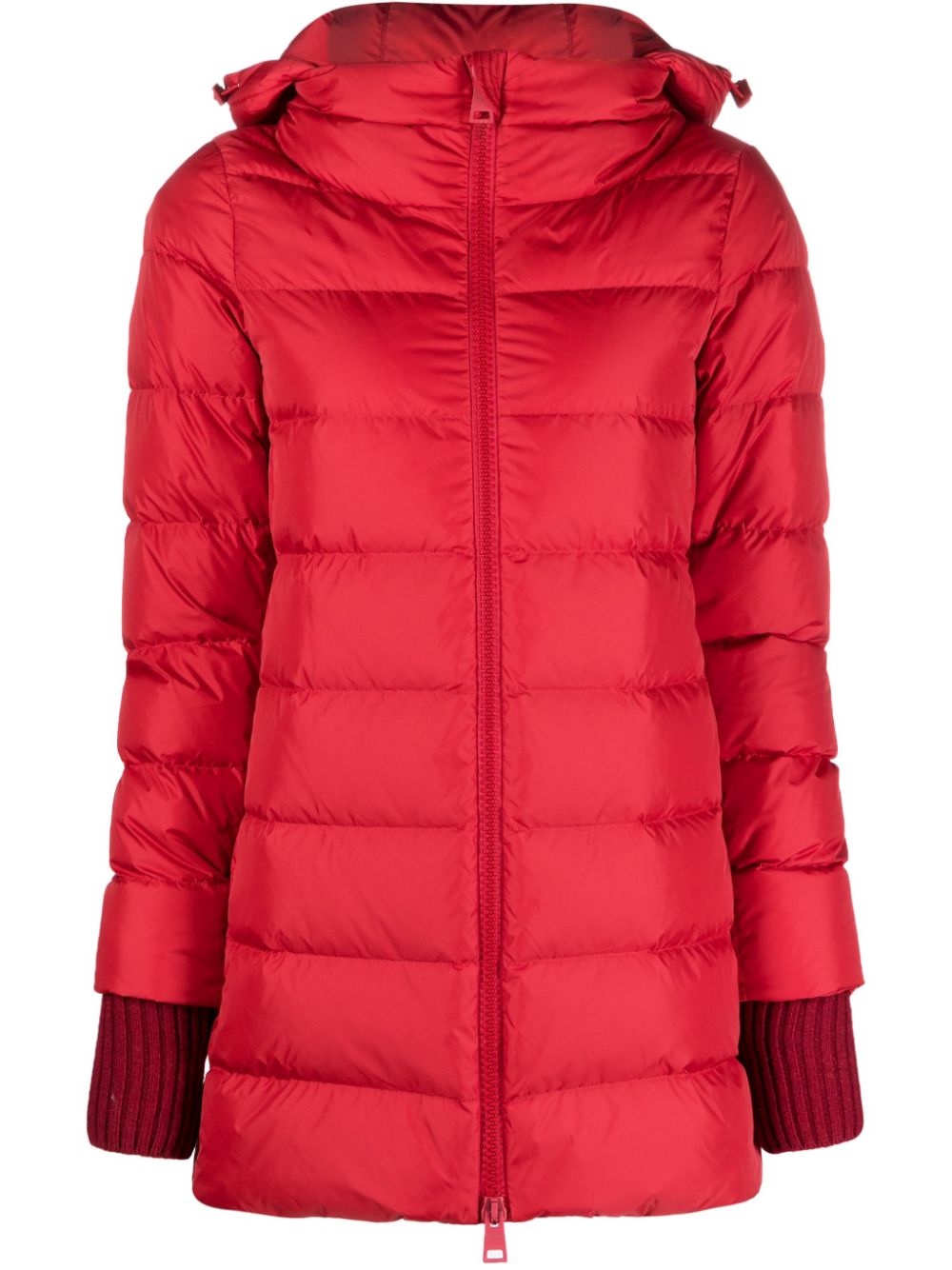 Nylond midi down jacket