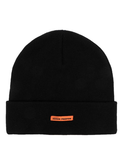 Logo wool beanie