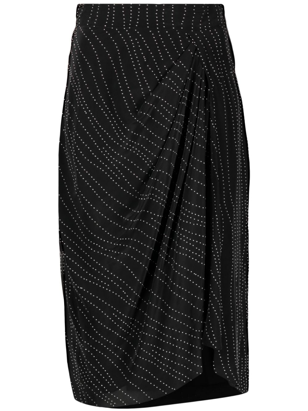 Zima wrap midi skirt