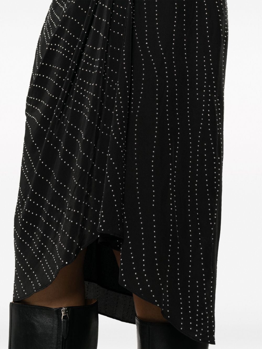 Zima wrap midi skirt