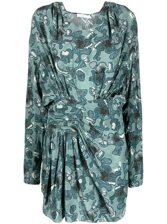 Fontana printed short dress