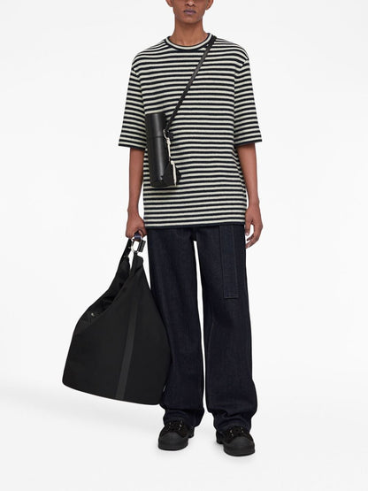 Wool striped t-shirt