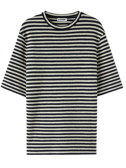 Wool striped t-shirt