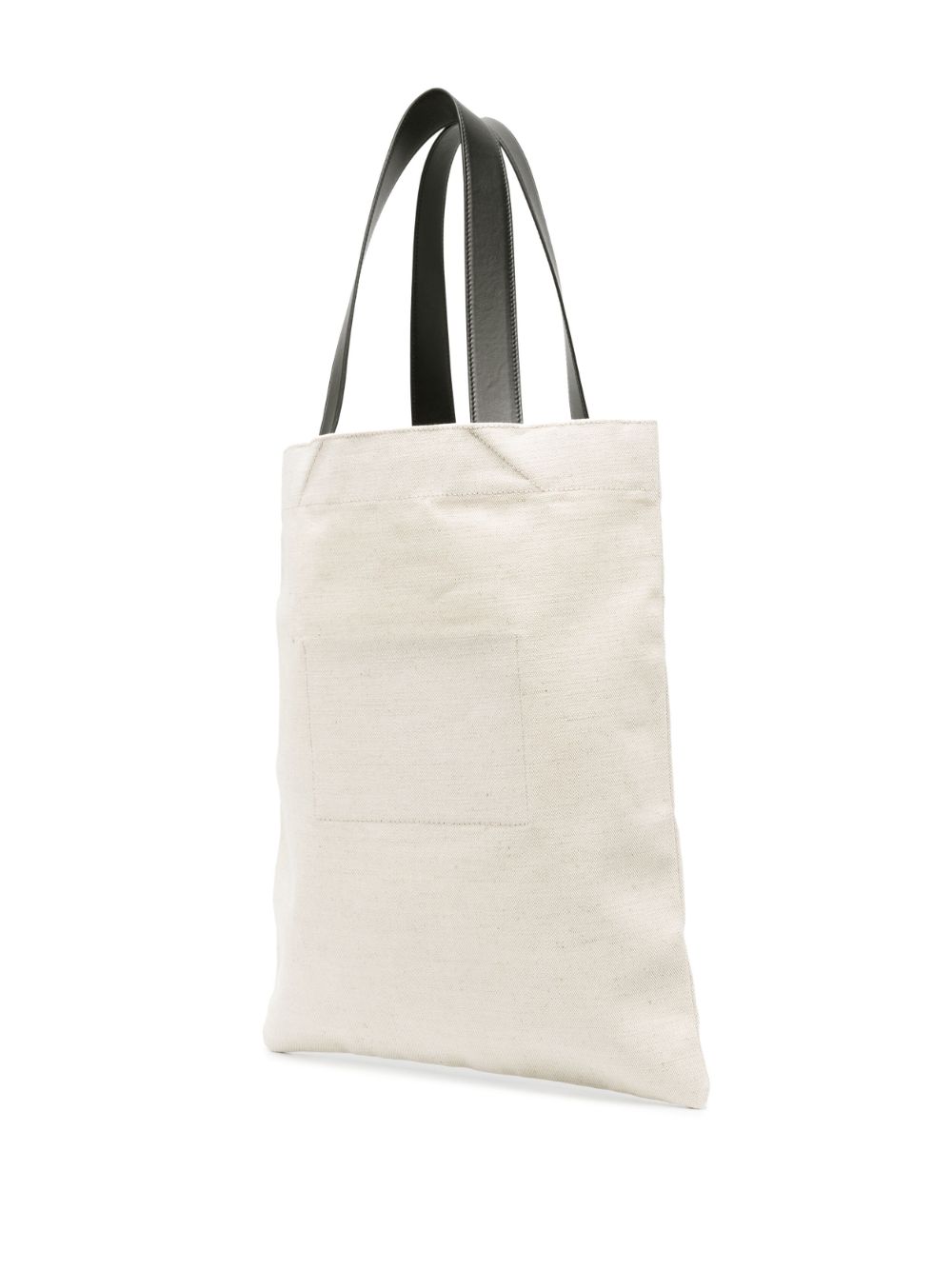 Book tote linen shopping bag