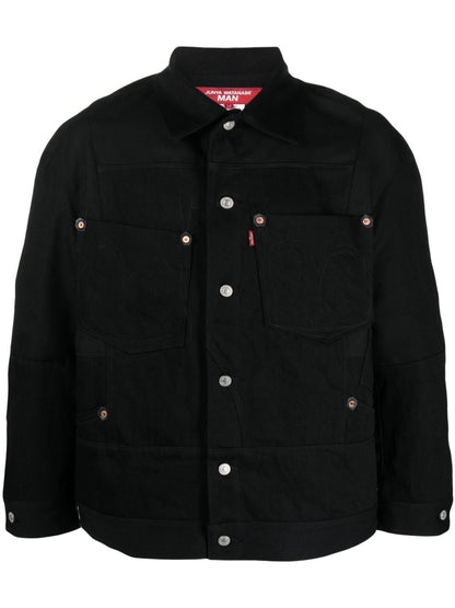 Buttoned shirt jacket