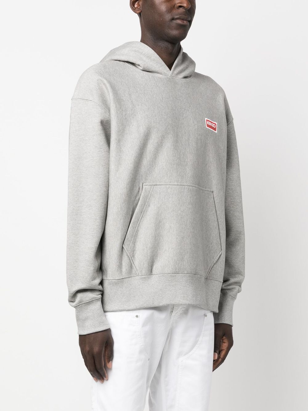 Logo cotton hoodie