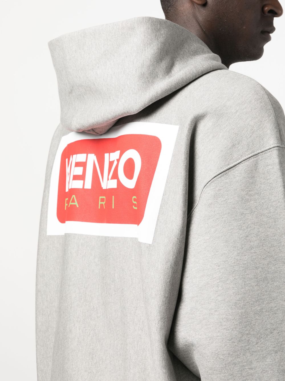 Logo cotton hoodie