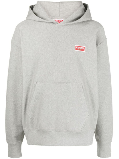 Logo cotton hoodie