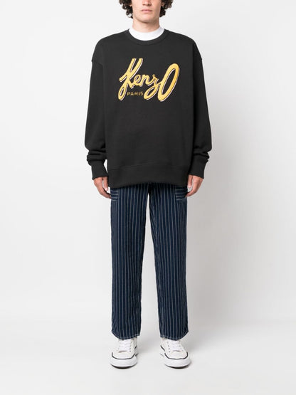 Archive oversized logo cotton sweatshirt