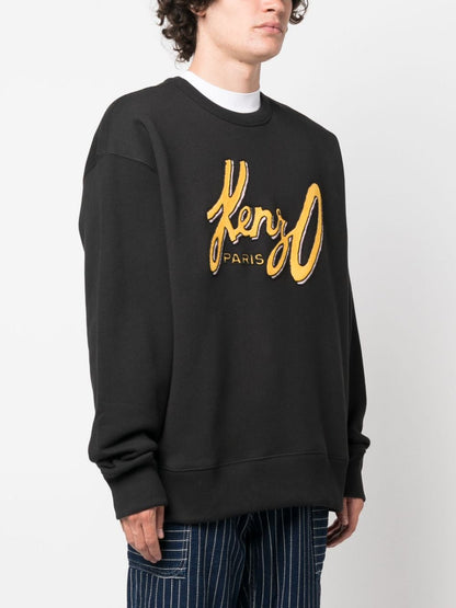 Archive oversized logo cotton sweatshirt