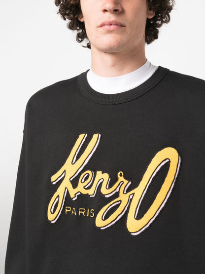 Archive oversized logo cotton sweatshirt