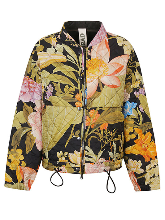 Maria floral print bomber jacket