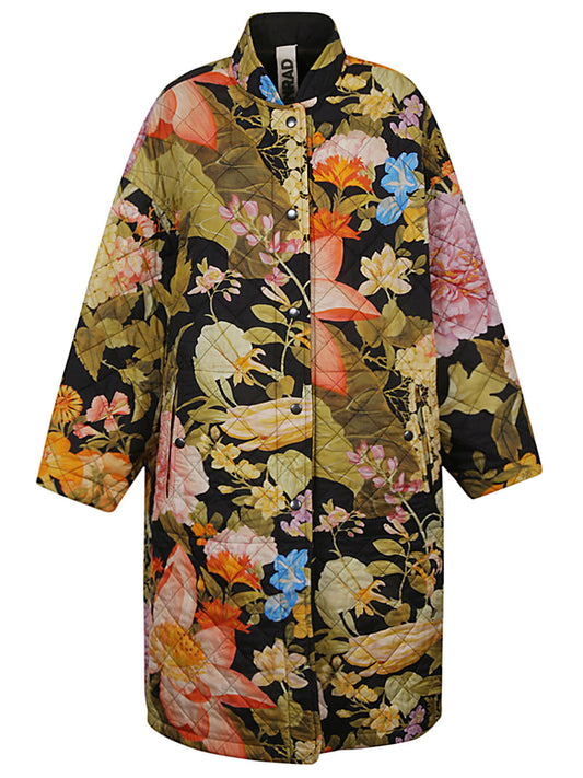 Petra floral print ovesized coat