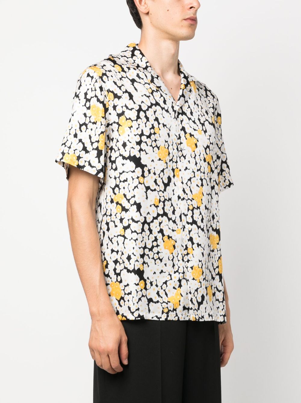 Printed silk shirt