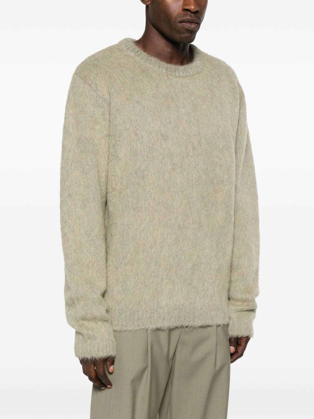 Wool crewneck sweater