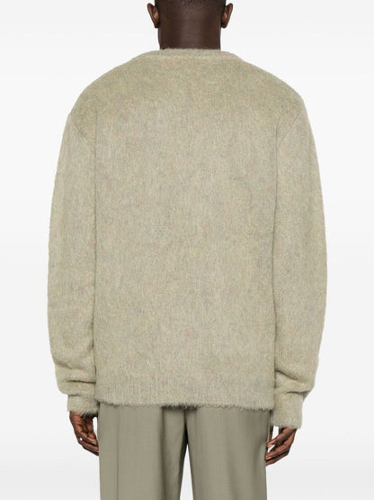 Wool crewneck sweater