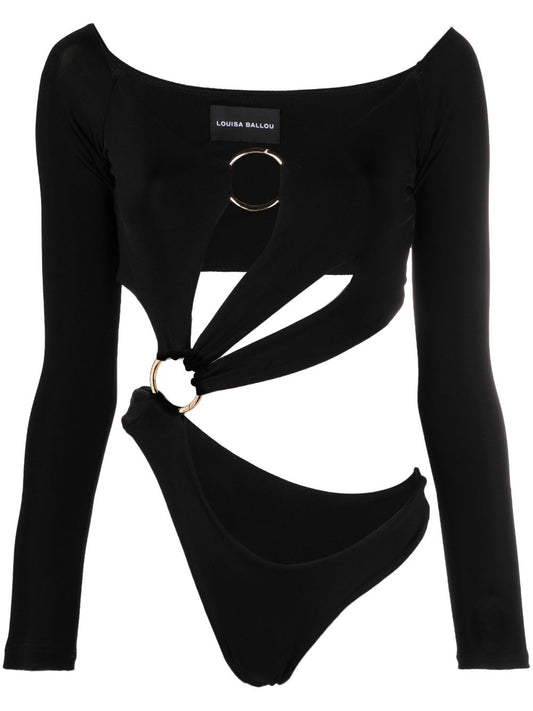 Long sleeve cut-out bodysuit